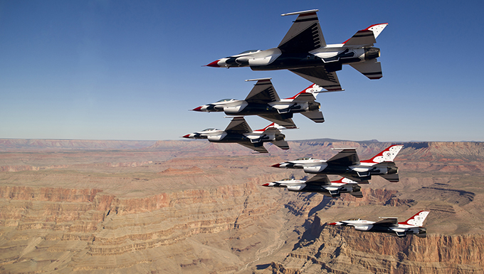 air and space expo air force show flyer