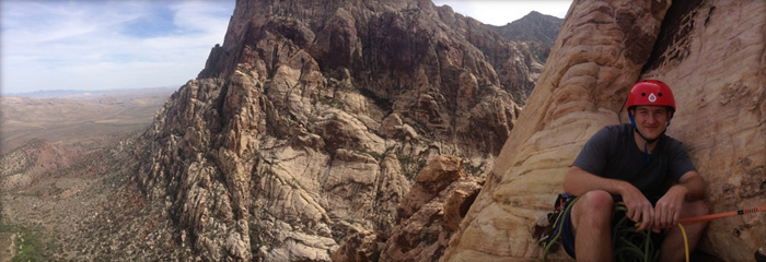 Resident on a mountaintop Family Medicine Residency (FMR) resident on a mountaintop
